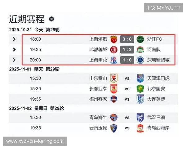 中超争冠形势明朗：蓉城输球无缘冠军海港距离三连冠只差最后1分